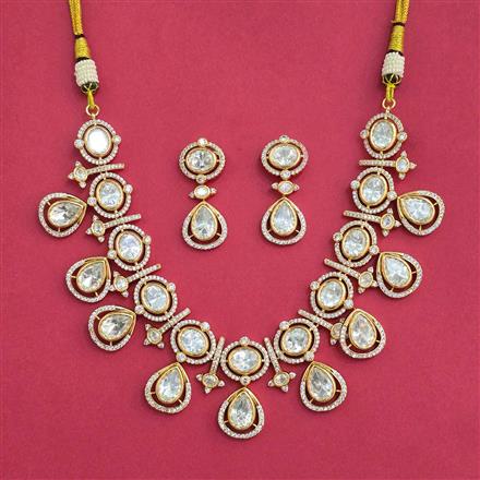 Kundan Classic Necklace With Carat Gold Plating