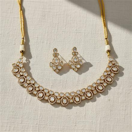 Kundan Classic Necklace With Carat Gold Plating