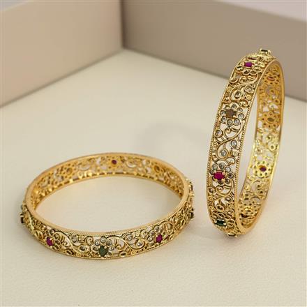 Antique Classic Bangles With Gold Plating