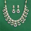 Kundan Meenakari Necklace Set With Carat Gold Plating