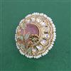 Kundan Moti Ring With Victorian Plating