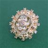 Kundan Moti Ring With Carat Gold Plating