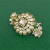 Kundan Adjustable Ring With Victorian Plating
