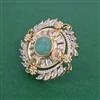 Kundan Adjustable Ring With Carat Gold Plating