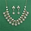 Kundan Classic Necklace Set With Carat Gold Plating