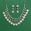 Kundan Classic Necklace Set With Carat Gold Plating