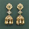 Kundan Jhumki With Victorian Plating