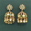 Kundan Jhumki With Victorian Plating