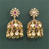Kundan Jhumki With Victorian Plating