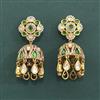 Kundan Jhumki With Victorian Plating
