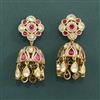 Kundan Jhumki With Victorian Plating