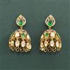 Kundan Jhumki With Victorian Plating