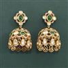 Kundan Jhumki With Victorian Plating