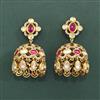 Kundan Jhumki With Victorian Plating