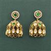 Kundan Jhumki With Victorian Plating