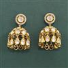 Kundan Jhumki With Victorian Plating