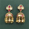 Kundan Jhumki With Victorian Plating