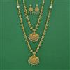 Antique Combo Necklace Set Set With Matte Gold Plating