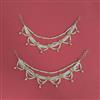 Antique Moti Ear Chain With Carat Plating