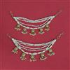 Antique Moti Ear Chain With Gold Plating