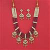 Kundan Moti Necklace With Carat Plating