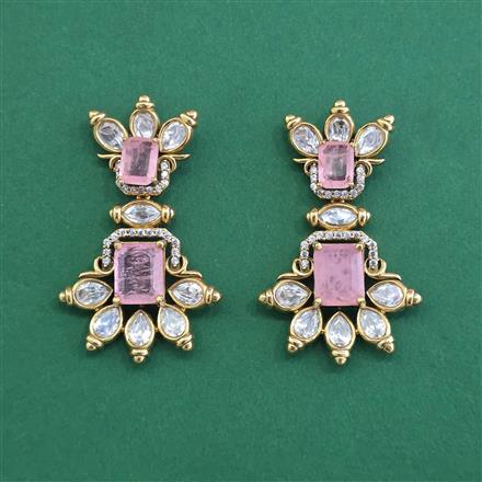 Kundan Classic Earring With Victorian Plating