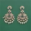 Kundan Moti Earring With Victorian Plating
