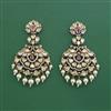 Kundan Moti Earring With Victorian Plating