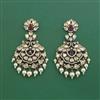 Kundan Moti Earring With Victorian Plating