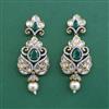 Kundan Pearl Earring With Victorian Plating
