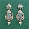 Kundan Pearl Earring With Victorian Plating