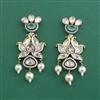 Kundan Moti Earring With Victorian Plating