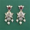 Kundan Moti Earring With Victorian Plating