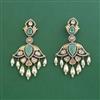 Kundan Moti Earring With Victorian Plating