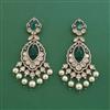 Kundan Long Earring With Victorian Plating