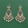 Kundan Long Earring With Victorian Plating