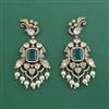 Kundan Moti Earring With Victorian Plating