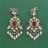 Kundan Moti Earring With Victorian Plating