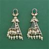 Kundan Pearl Earring With Victorian Plating