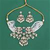 Kundan Pearl Necklace Set With Victorian Plating