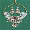 Kundan Pearl Necklace Set With Victorian Plating