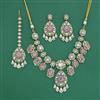Kundan Classic Necklace Set With Victorian Plating
