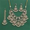 Kundan Pearl Necklace Set With Victorian Plating