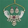 Kundan Pearl Necklace Set With Victorian Plating