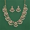 Kundan Pearl Necklace Set With Victorian Plating