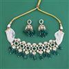 Kundan Pearl Necklace Set With Carat Plating