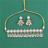 Kundan Moti Necklace Set With Carat Plating