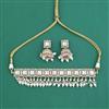Kundan Moti Necklace Set With Carat Plating