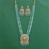 Kundan Pearl Necklace Set With Victorian Plating