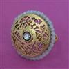 Antique Adjustable Ring With Mehndi Plating